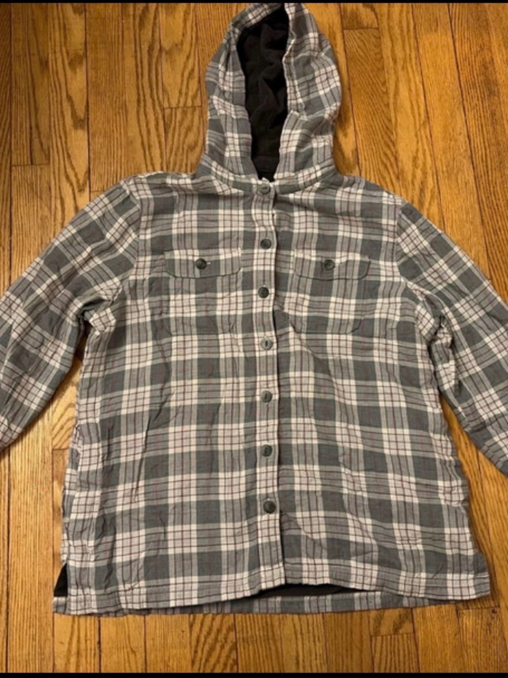 LLBean Hooded Shacket